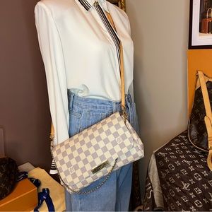 💎 FAVORITE MM Damier Azur 💎Authentic Louis Vuitton